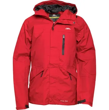 Pánská větrovka Likvidace skladu! Pánská nepromokavá bunda Trespass Corvo / TP75 (5000mm / 5000mvp) Red XS