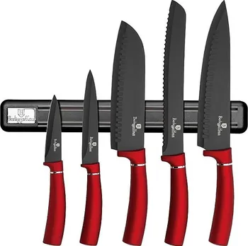 Kuchyňský nůž Berlingerhaus Burgundy Metallic Line BH-2534 6 ks 