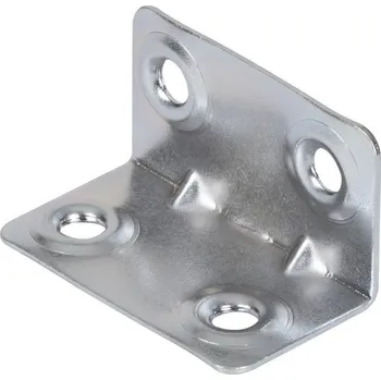 Nábytkové kování Walteco Nábytkový úhelník 21x21x37mm, pozinkovaný Množství: 1 ks