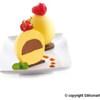 Kuchyňská sůl Silikonová forma koule průměr 58 mm, 5 ks. formiček MUL3D 58 / A + B