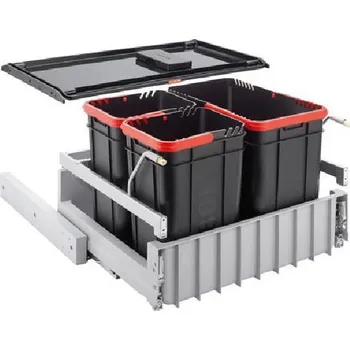 Odpadkový koš Franke Sortery - Vestavný odpadkový koš 300-60 Trio 121.0150.146