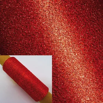 Příze Lurexová nitka červená 1000m (Lurex Glutrot)