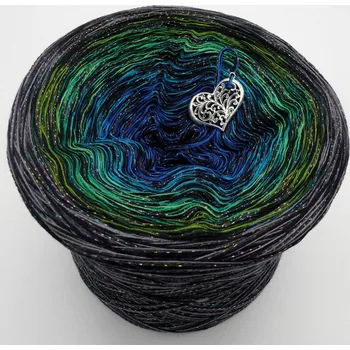 Příze Betlémská hvězda 4n-1000m (Lady Dee's Stern von Bethlehem mit Glitzer)