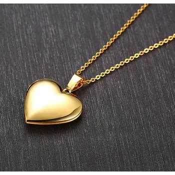 metr Otevírací medailon zlaté srdce