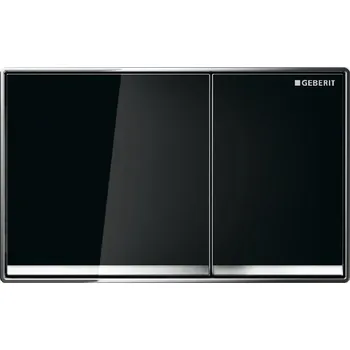 Splachovací tlačítko Geberit Omega60 - Ovládací tlačítko splachování, černá 115.081.SJ.1