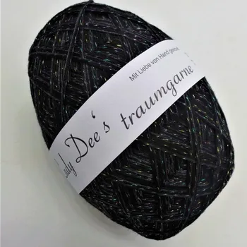 Příze Vejce s lurexem Sternenhimmel 4n-760m (Lady Dee's ZauberEi Sternenhimmel mit Glitzer - 200g)