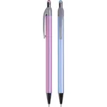 Kuličkové pero Spoko Stripes, Needle Tip, modrá náplň, mix barev