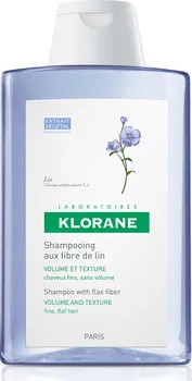Šampon Klorane Flax Fiber Volume šampon pro objem vlasů 200 ml