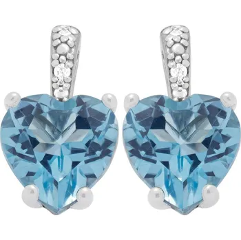 Náušnice Zlaté náušnice s topazem a brilianty Altman Diamond KE05110917814