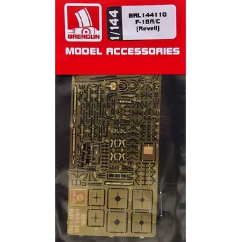 Plastikový model Brengun 1/144 F/A-18C - detail PE set (REV)