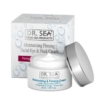 Pleťový krém Dr. Sea Moisturizing Firming Facial, Eye & Neck Cream Pomegranate & Ginger SPF - Hydratační, zpevňující krém 50 ml pro ženy