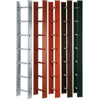 Žebřík Zarges ZARGES střešní žebřík profi 7 přičlí, barva hnědá + doprava zdarma