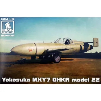 Plastikový model Brengun 1/48 Yokosuka MXY7 OHKA Model 22 (plastic kit)