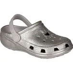 Dětské sandály Crocs Coqui Big Frog stříbrné Velikost: 26 (EU)