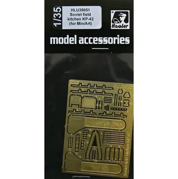 Plastikový model Hauler 1/35 Soviet field kichen KP-42 - PE set (MINA)