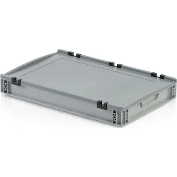 Autokosmetika Plastová Euro přepravka 600x400x75 mm s víkem + doprava zdarma