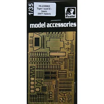 Plastikový model Hauler 1/35 Tiger I ausf.E - basic PE set (ITALERI 6471)