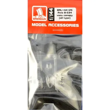 Plastikový model Brengun 1/144 Avia B-534 vacu canopy (4 pcs., EDU)