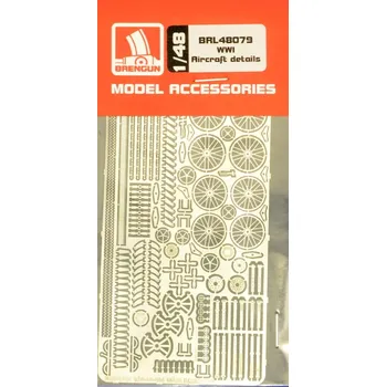 Plastikový model Brengun 1/48 Aircraft details WWI (PE set)