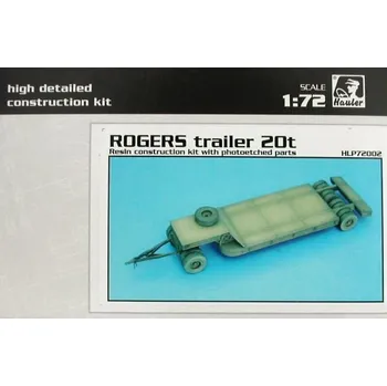Plastikový model Hauler 1/72 ROGERS trailer 20t