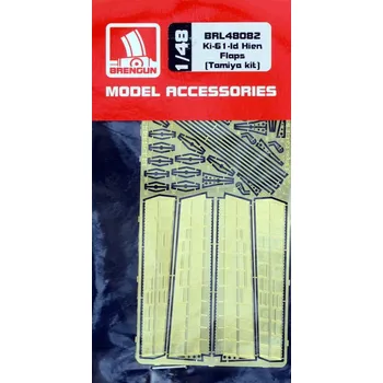 Plastikový model Brengun 1/48 Ki-61 Id HIEN flaps - PE set (TAM)