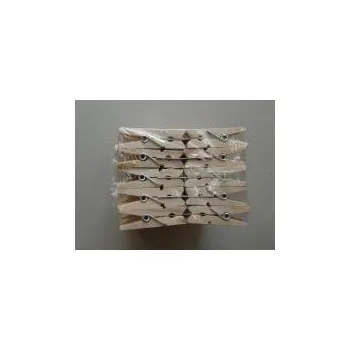 Výtvarná sada dřevěné kolíčky natur, 35 mm, 10 ks