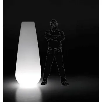 Taburet EURO 3 PLAST S.p.A. Svítící váza BUBA LIGHT - 8202, , Barva (official) Acid zelená, Varianta Outdoor (vnější prostředí)