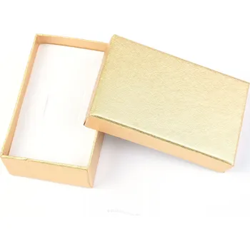 Dárková krabička Dárková krabička zlatá 8 x 5cm