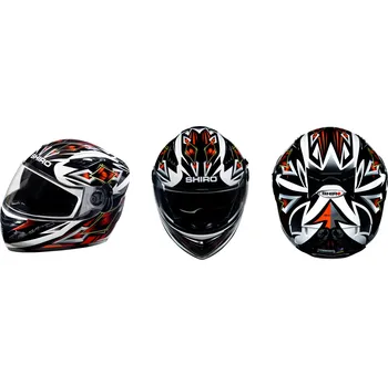 Helma na motorku Přilba SHIRO SH-830 červená