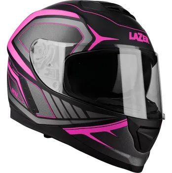 Helma na motorku Recenze Lazer Rafale Hexa růžová