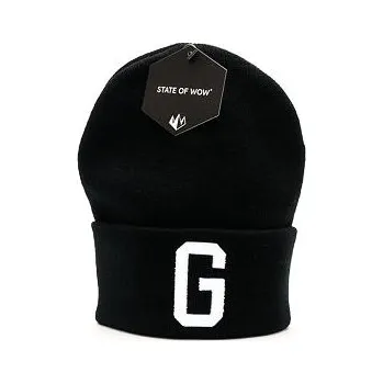 Zimní čelenka Kulich State of WOW ALPHABET - Golf Beanie Black