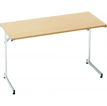 Jídelní stůl AJprodukty Skládací kongresový stůl Claire, 1200x600 mm, lamino buk, chrom 143481