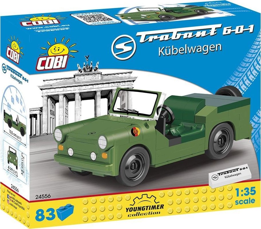 COBI 24556 Youngtimer Automobil Trabant 601 Kübelwagen 1:35 