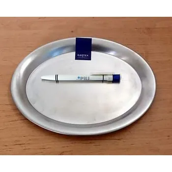 Podnos ovál nerez 25x19,5cm