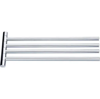 NIMCO BORMO Držák na ručníky otočný stříbrná