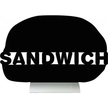 SECURIT Stolní popisovací tabule s hliníkovým stojánkem a 1 popisovačem SANDWICH FBTA-SANDWICH
