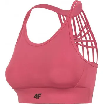 Podprsenka 4F STAD252 sportovní podprsenka na jógu růžová