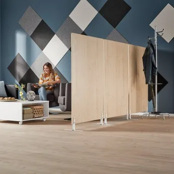 Paraván AJprodukty Paraván Ease, vč. nohou, 1480x1000 mm, bříza 135362