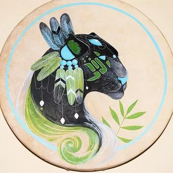 Bubínek Malba na šamanský buben - 50cm - Puma