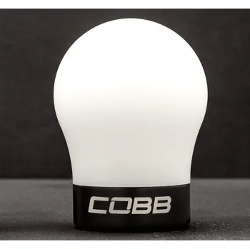 Hlavice řadicí páky COBB Hlavice řadící páky pro vozy Volkswagen Golf GTI(MK6/MK7)/R(MK7) Bílá hlavice/Stealth Black