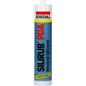 Tmel SOUDAL Silirub PDA bílý 310ml