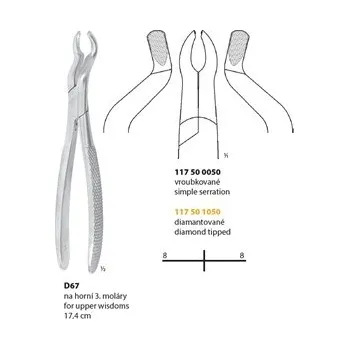 Kleště Kleště extrakční D67