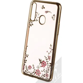 Pouzdro na mobilní telefon Forcell Diamond TPU ochranný kryt pro Samsung Galaxy A20s zlatá (gold)