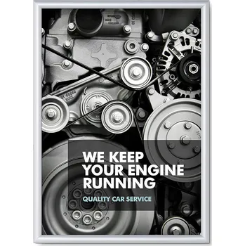 Rám na obraz Klaprám 500x700mm, ostrý roh, profil 25mm, atest B1