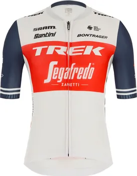 cyklistický dres Santini Trek Segafredo 2020 Pro Team Dres M bílý/červený/modrý