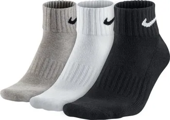 dámské ponožky NIKE Value Cotton Quarter SX4926-901 šedé