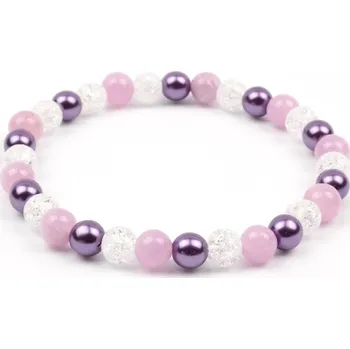 Náramek Moni dámský náramek angelit křišťál perla