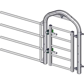 Výsuv stájové zábrany EX4, s průchozí brankou