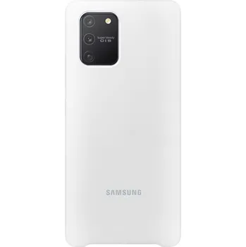 Pouzdro na mobilní telefon Samsung Silikonový zadní kryt S10 Lite - bílá