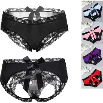 Dámské erotické prádlo Heboučké kalhotky pro odhalený zadeček - M/L Barva: fialová